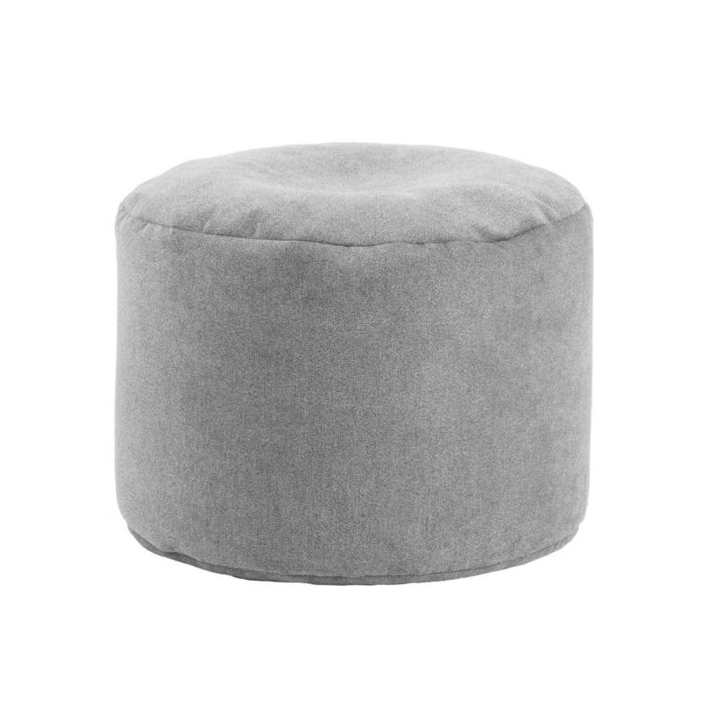 mokebo Minipouf oder Hocker Der Ruhepouf Beistelltisch Sitzhocker oder Fußhocker in Grau von mokebo