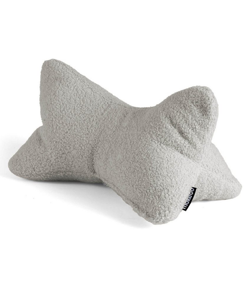 mokebo Nackenrolle Der Leseknochen, aus Bouclé Stoff, Leseknochen oder Nackenkissen aus gemütlichen Bouclé Stoff mokebo Nackenrolle Der Leseknochen, aus Bouclé Stoff, Leseknochen oder Nackenkissen aus gemütlichen Bouclé Stoff von mokebo