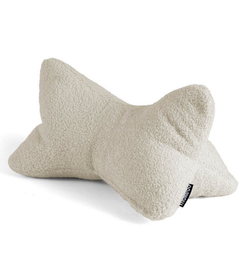 mokebo Nackenrolle Der Leseknochen, aus Bouclé Stoff, Leseknochen oder Nackenkissen aus gemütlichen Bouclé Stoff mokebo Nackenrolle Der Leseknochen, aus Bouclé Stoff, Leseknochen oder Nackenkissen aus gemütlichen Bouclé Stoff von mokebo