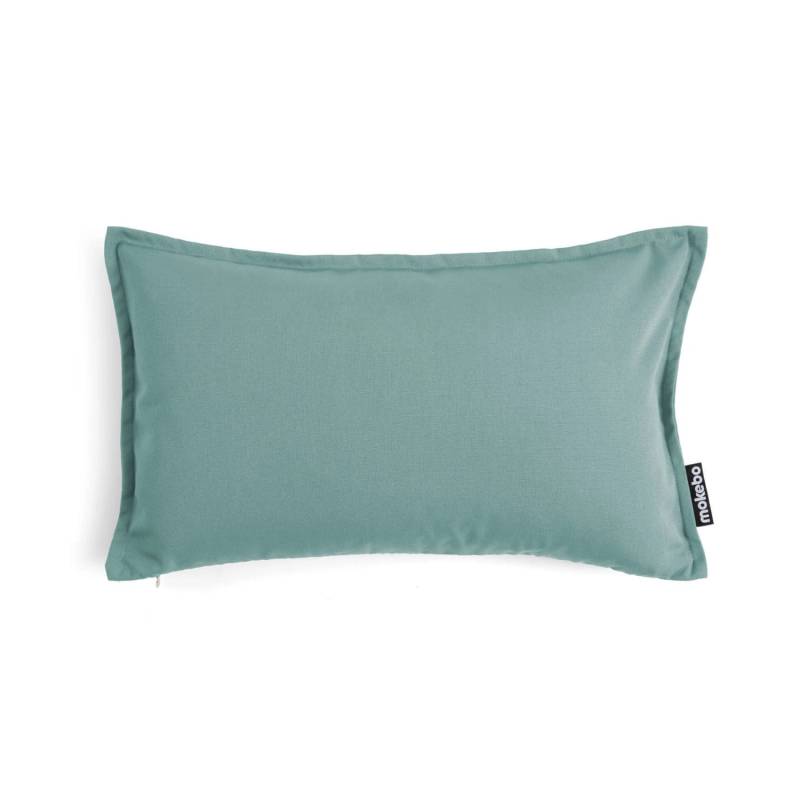 mokebo Outdoor Kissen Das Ruhepolster 2er-Set 50x30cm Sofakissen oder Kissen in Eukalyptus Grün von mokebo