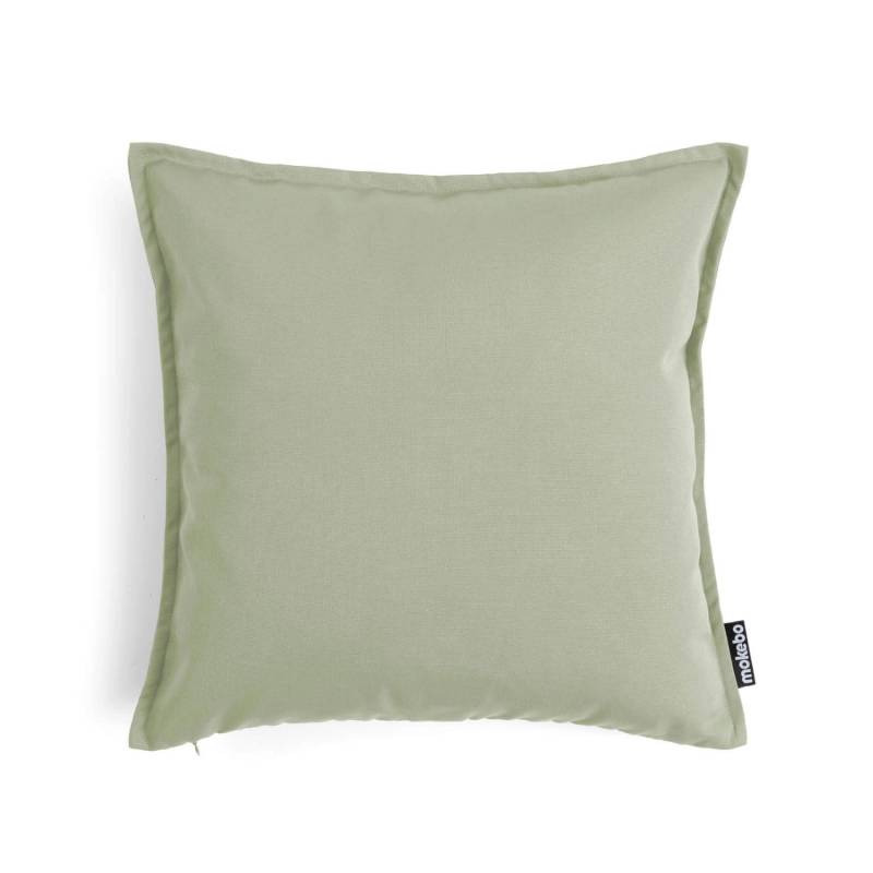 mokebo Outdoor Kissen Die Auszeit 2er-Set 45x45cm Sofakissen oder Kissen in Lindgrün von mokebo
