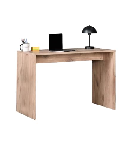 mokebo Schreibtisch klein in Eiche 'Der Produktive', auch als Computertisch & Arbeitstisch im Büro oder Kinderschreibtisch, PC Tisch oder Gaming Tisch im Kinderzimmer in 112x77x54 (B/H/T in cm) von mokebo