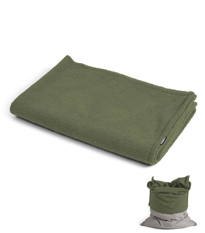 mokebo Sitzsack Das Schäfchen (nur Bouclé Cover), Bean Bag Cover, Überzug oder Hülle in Beige, ohne Sitzsack geliefert von mokebo