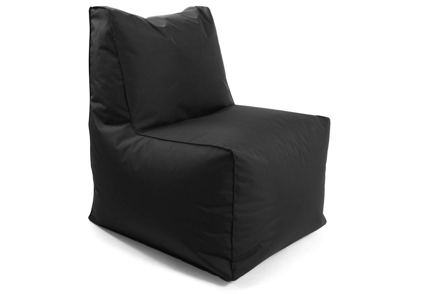 mokebo Sitzsack Der Ruhepol (für drinnen & draußen), Outdoor Sessel, Bean Bag, Relaxsessel für Kinder & Erwachsene schwarz von mokebo
