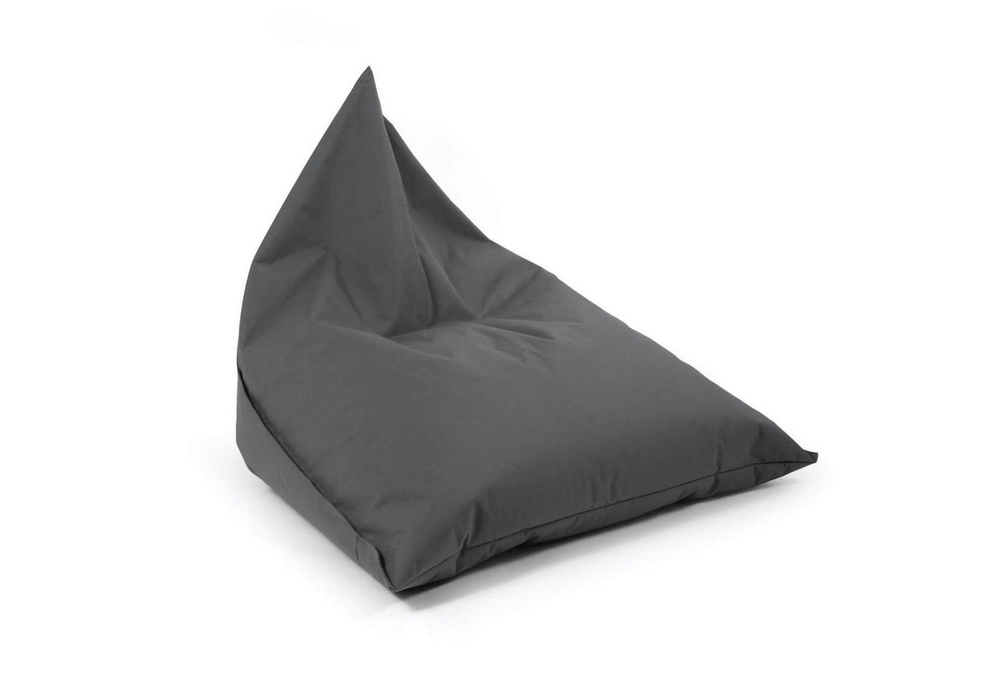 mokebo Sitzsack Der Sommerschlitten (für drinnen & draußen), Outdoor Bean Bag, Relaxliege & Sonnenliege, Kinder & Erwachsene Grau von mokebo