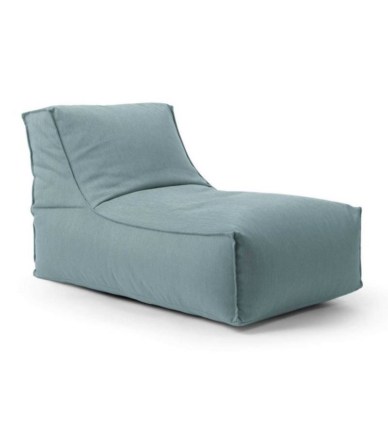 mokebo Sitzsack Der Sundowner (für drinnen & draußen), Bean Bag Outdoor für Kinder & Erwachsene, Gartenliege in Blau von mokebo