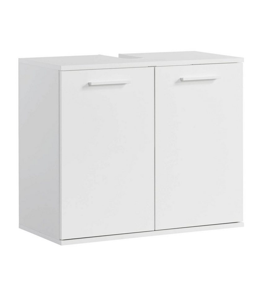 mokebo Waschbeckenunterschrank Der Waschbär (60x70x34 cm, in Weiß) Unterschrank, Beistellschrank, Hochschrank & Spiegelschrank Schwarz von mokebo