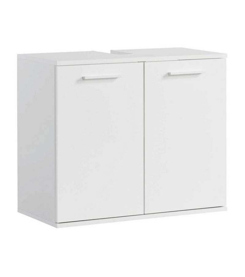 mokebo Waschbeckenunterschrank Der Waschbär (60x70x34 cm, in Weiß) Unterschrank, Beistellschrank, Hochschrank & Spiegelschrank Schwarz von mokebo
