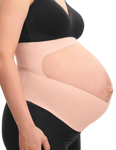 momcozy Schwangerschaftsband – Bequeme Unterstützung für Schwangerschaft und Rücken, Verstellbar und Atmungsaktiv von momcozy