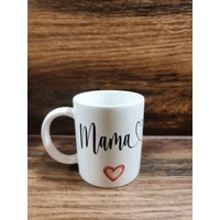 Tasse, Mama, Namen, Persönlich, Herz, Muttertag, Tee, Kaffee Tasse, Mama, Namen, Persönlich, Herz, Muttertag, Tee, Kaffee von momentevollliebe
