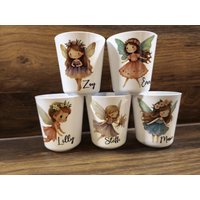 Trinkbecher, Zahnputzbecher, Fee, Mädchen, Kinder, Kindergarten, Geschenk, Becher von momentevollliebe