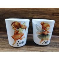 Trinkbecher, Zahnputzbecher, Kinderbecher, Fee, Mädchen Trinkbecher, Zahnputzbecher, Kinderbecher, Fee, Mädchen von momentevollliebe