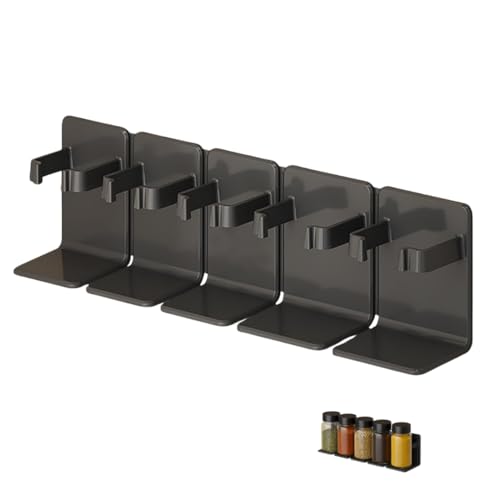 Wand-Gewürzregal für moderne Küche, multifunktionaler Badezimmer-Organizer, Gewürzregal für Gläser und Gewürze, praktischer Organizer von monTTese