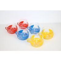 6 Vintage Gläser von monamievintageDE