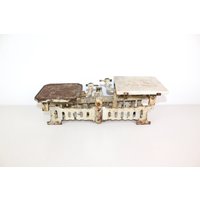 Balkenwaage 5 Kg Mit Marmorplatte von monamievintageDE