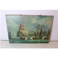 Ravensburger Puzzle Auf Holz "Seeschlacht Bei Lissa" | Vintage Ravensburger Puzzle Auf Holz "Seeschlacht Bei Lissa" | Vintage von monamievintageDE