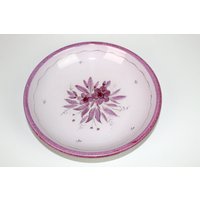 Schale | Schüssel Waechtersbacher Handbemalt Blumen Keramik Vintage von monamievintageDE