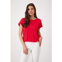 Monari Rundhalsshirt, mit Ärmelaufschlag von monari