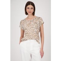 Monari Rundhalsshirt, mit Animalprint von monari