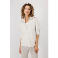 Monari Strickcape "Jacke Strickcape Zopf", Mit Rundhalsausschnitt von monari