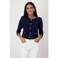 Monari Strickjacke "Jacke Basic Strick Flamme", Mit Rundhalsausschnitt Monari Strickjacke "Jacke Basic Strick Flamme", Mit Rundhalsausschnitt von monari