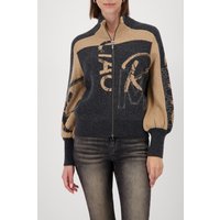 Monari Strickjacke Regular fit mit Stehkragen und Strassdetails Monari Strickjacke Regular fit mit Stehkragen und Strassdetails von monari