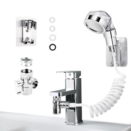 Bidet Handbrause für Toilette, Bidet Handbrause Set mit 1.5M Federschlauch Wasserhahn Spender und Halterung Tragbares Toilette Waschbeckenbrause für Reinigung Bad Küche, 1 Stück Bidet Handbrause für Toilette, Bidet Handbrause Set mit 1.5M Federschlauch Wasserhahn Spender und Halterung Tragbares Toilette Waschbeckenbrause für Reinigung Bad Küche, 1 Stück von mongtsamz