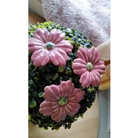 Keramikblume in Weiß Oder Altrosa Nr. 179 von monka66