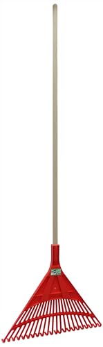 Besen - Rasen aus Kunststoff, 22 Zähne, mit ergonomischem Griff für eine effiziente Reinigung von Gärten und Außenbereichen* von Monkey Ladder
