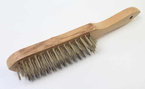 Bürste – Werkzeug aus vermessingtem Stahl mit 6F-Filamenten zur effektiven Reinigung auf verschiedenen Oberflächen. Ideal für Baumarktarbeiten* von Monkey Ladder