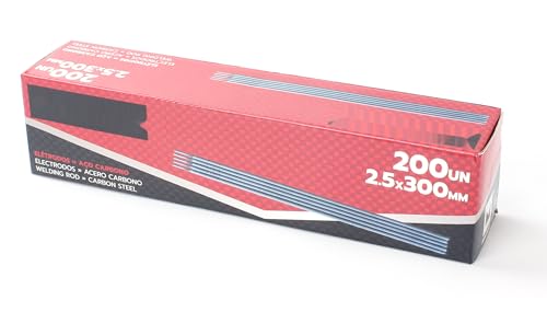 Elektroden - Elektroden 2,5 x 300 mm, 400 Stück, ideal zum Schweißen. Haltbarkeit und Widerstandsfähigkeit für hochwertige Arbeiten von Monkey Ladder