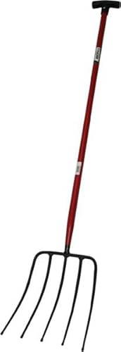 Gabel – Gartenwerkzeug mit Metallgriff und 5 Zähnen, ideal für die Bearbeitung von Kies und Böden. Robust und langlebig von Monkey Ladder
