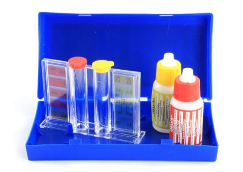PH/Chlor-Test-Set – Werkzeugset zur Messung von pH-Wert und Chlor, inklusive Teststreifen und Präzisionsmessgerät* von monkey ladder