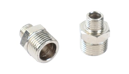 Reduzierhülse – Größe 1/4 x 1/2 Zoll, 2 Stück, hergestellt aus langlebigen Materialien, ideal zum Verbinden von Rohren oder Armaturen. * von Monkey Ladder
