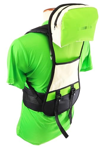 Rucksack – ergonomischer Rucksack für Motorsense aus strapazierfähigem Material, mit verstellbarem Befestigungssystem und Werkzeugfach von monkey ladder