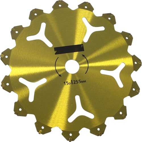 Sägeblatt für Rasentrimmer mit 15 Zähnen und 255 mm Durchmesser, hergestellt aus langlebigen und hochwertigen Materialien Sägeblatt für Rasentrimmer mit 15 Zähnen und 255 mm Durchmesser, hergestellt aus langlebigen und hochwertigen Materialien von Monkey Ladder