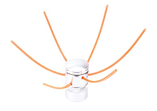 Spule aus Aluminium für Rasentrimmer, 6 Löcher, Durchmesser 3 mm, ideal für den Garten und die Pflege von Grünflächen Spule aus Aluminium für Rasentrimmer, 6 Löcher, Durchmesser 3 mm, ideal für den Garten und die Pflege von Grünflächen von Monkey Ladder