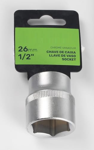 Steckschlüssel – CRV 26 mm, 1/2 Zoll, ideal für mechanische Arbeiten, hergestellt aus hochfestem Stahl für Langlebigkeit Steckschlüssel – CRV 26 mm, 1/2 Zoll, ideal für mechanische Arbeiten, hergestellt aus hochfestem Stahl für Langlebigkeit von Monkey Ladder