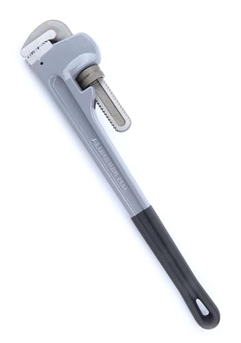 Stilson-Schlüssel: 61 cm (24 Zoll), Griff aus Aluminium, ergonomisches Design für bequemen und effizienten Griff von Monkey Ladder