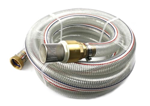 Verstärkter Schlauch, Länge 7 m, Durchmesser 5,8 cm, ideal für Pumpen, robust und langlebig. Perfekt für Ihre Bewässerungs- und Entwässerungsaufgaben von Monkey Ladder