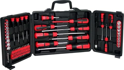 Werkzeugkoffer – 60-teiliges Set mit verschiedenen Handwerkzeugen, hergestellt aus langlebigen und robusten Materialien Werkzeugkoffer – 60-teiliges Set mit verschiedenen Handwerkzeugen, hergestellt aus langlebigen und robusten Materialien von Monkey Ladder
