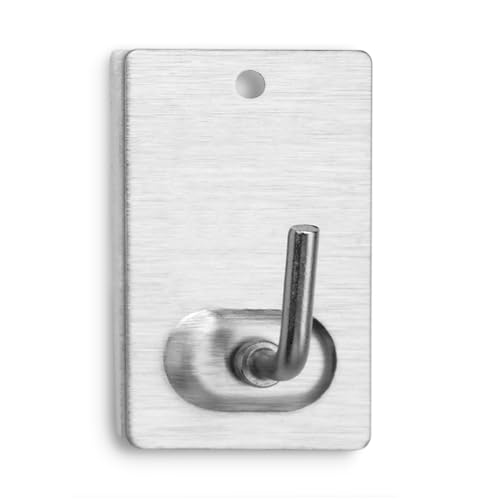 monkey ladder Klebehaken – Haken aus robustem Stahl, einfach zu installieren, ideal für die Organisation von Gegenständen zu Hause oder im Büro von Monkey Ladder