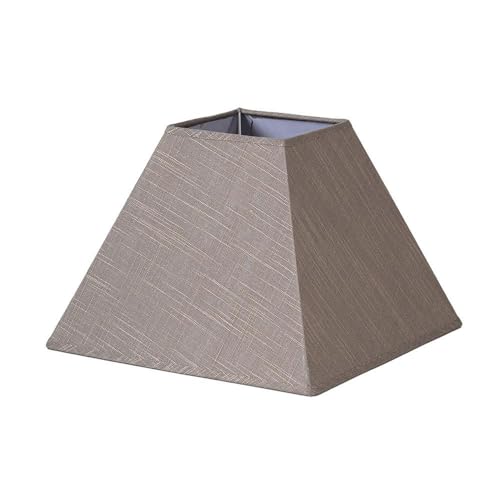 monkey ladder Lampenschirm Pyramide, Durchmesser 45 cm, Höhe 32 cm, Material Leinen grau, elegantes und funktionales Design von Monkey Ladder