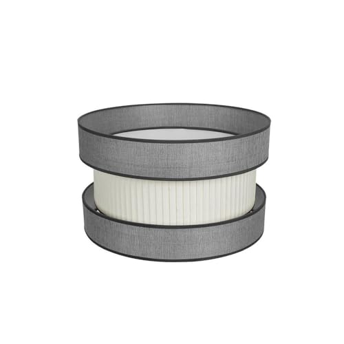 monkey ladder Lampenschirm zum Aufhängen oder Stehen, 40 x 40 x 24 cm in Grau und Beige, ideal für Wohnzimmer, kombiniert Stil und Funktionalität von Monkey Ladder