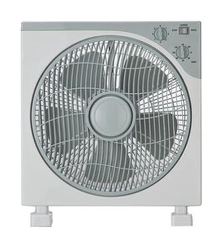 monkey ladder Ventilator Box Fan 30,5 cm (12 Zoll), 40 W, Weiß, für effiziente Klimatisierung und Belüftung in engen Räumen. von Monkey Ladder