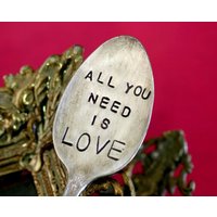 Alles Was Sie Brauchen Ist Liebe Vintage Besteck Marker Upcycled Recycling Anlage Pfahl | E0169 Alles Was Sie Brauchen Ist Liebe Vintage Besteck Marker Upcycled Recycling Anlage Pfahl | E0169 von monkeysalwayslook
