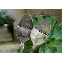 Rosemary Vintage Besteck Garten Marker Pflanze Geht | E0312 von monkeysalwayslook