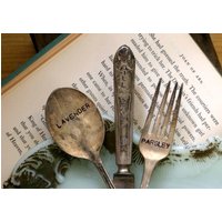 Vintage Besteck Garten Marker Set Von Drei | E0325 Vintage Besteck Garten Marker Set Von Drei | E0325 von monkeysalwayslook