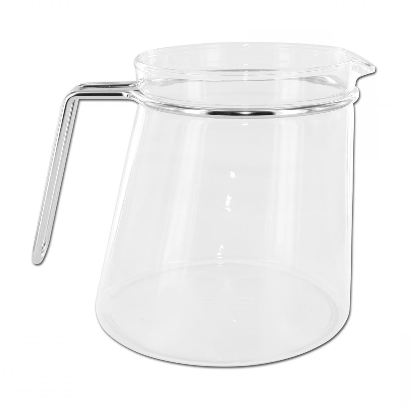 mono - Ellipse Ersatz-Teekannenglas 1,3l - transparent/LxBxH 19x12x15cm/1,3l von mono