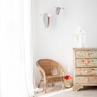 2Er Set Handgefertigte Gänse Mobiles - Vögel Aus Bio-Baumwolle Mit Grauen Flügeln Fürs Kinderzimmer Neutrale Baby Zimmer Dekorationen Geschenk 2Er Set Handgefertigte Gänse Mobiles - Vögel Aus Bio-Baumwolle Mit Grauen Flügeln Fürs Kinderzimmer Neutrale Baby Zimmer Dekorationen Geschenk von monocrom